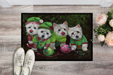 Westie Christmas Santa's Assistants Indoor or Outdoor Mat 24x36 PPP3285JMAT