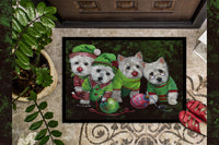 Westie Christmas Santa's Assistants Indoor or Outdoor Mat 24x36 PPP3285JMAT