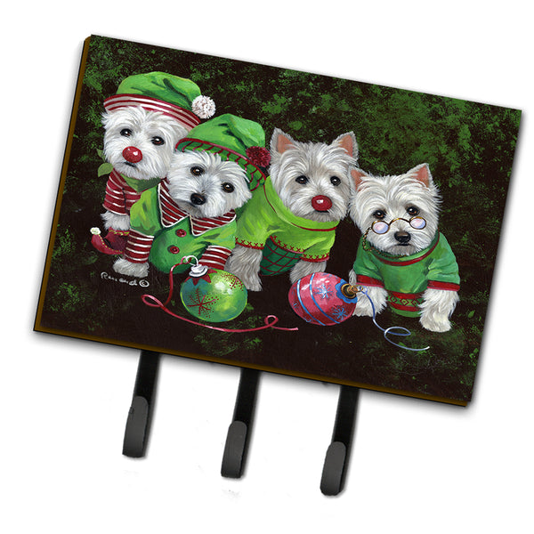 Buy this Westie Christmas Santa's Assistants Leash or Key Holder PPP3285TH68