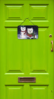 Westie Christmas Self Portrait Wall or Door Hanging Prints PPP3286DS812