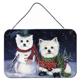 Buy this Westie Christmas Self Portrait Wall or Door Hanging Prints PPP3286DS812