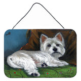 Buy this Westie Wake Up Wall or Door Hanging Prints PPP3287DS812