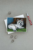 Westie Wake Up Greeting Cards and Envelopes Pack of 8