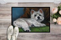 Westie Wake Up Indoor or Outdoor Mat 24x36 PPP3287JMAT