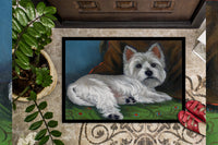 Westie Wake Up Indoor or Outdoor Mat 24x36 PPP3287JMAT
