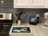 Westie Wake Up Glass Cutting Board Large PPP3287LCB