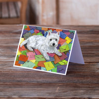 Westie Zoe's Mail Greeting Cards and Envelopes Pack of 8