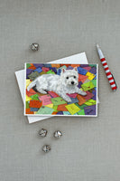 Westie Zoe's Mail Greeting Cards and Envelopes Pack of 8