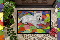 Westie Zoe's Mail Indoor or Outdoor Mat 24x36 PPP3289JMAT