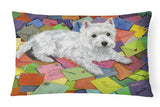 Buy this Westie Zoe's Mail Canvas Fabric Decorative Pillow PPP3289PW1216
