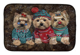 Buy this Yorkshire Terrier Yorkie Christmas Elves Dish Drying Mat PPP3291DDM