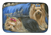 Buy this Yorkshire Terrier Yorkie Satin and Lace Dish Drying Mat PPP3293DDM