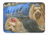 Buy this Yorkshire Terrier Yorkie Satin and Lace Machine Washable Memory Foam Mat PPP3293RUG