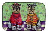 Buy this Schnauzer Love and Peace Dish Drying Mat PPP3333DDM